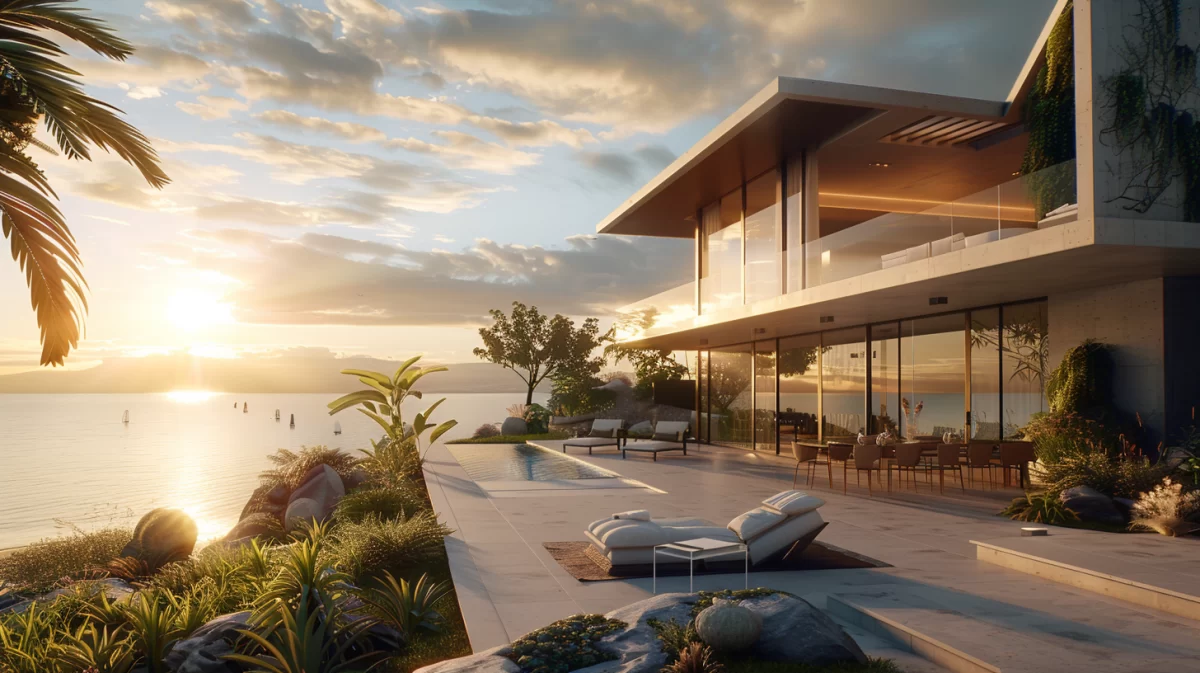 Image of a villa overlooking the ocean for about us page on GlamPortugal